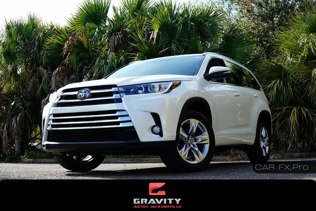 White 2017 Toyota Highlander Limited for sale in Jacksonville, FL