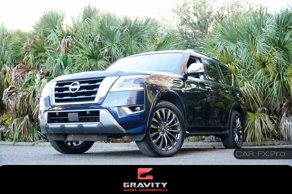 Blue 2022 Nissan Armada Platinum for sale in Jacksonville, FL