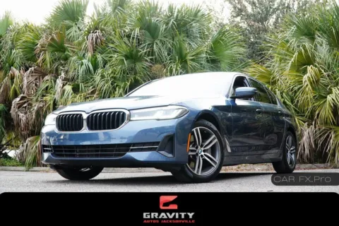 Blue 2023 BMW 5 Series 530i for sale in Jacksonville, FL