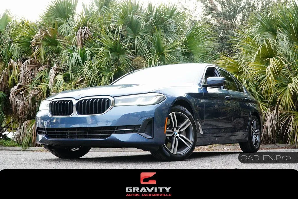 Blue 2023 BMW 5 Series 530i for sale in Jacksonville, FL