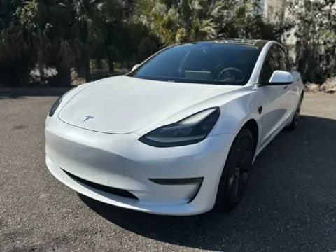 White 2021 Tesla Model 3 Standard Range Plus for sale in Jacksonville, FL