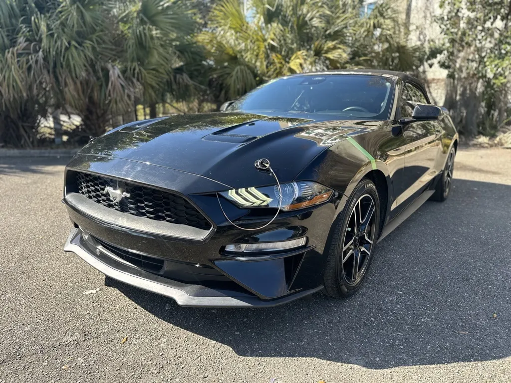 Black 2021 Ford Mustang EcoBoost Premium for sale in Jacksonville, FL