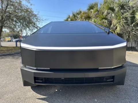 Another view of 2025 Tesla Cybertruck for sale in Jacksonville, FL at Gravity Autos Jacksonville