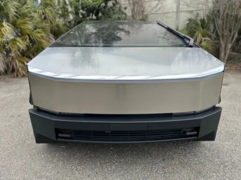 Another view of 2024 Tesla Cybertruck for sale in Jacksonville, FL at Gravity Autos Jacksonville
