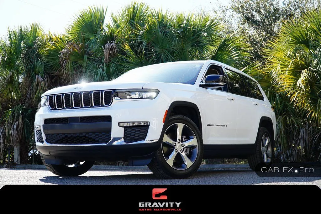 White 2021 Jeep Grand Cherokee L Limited for sale in Jacksonville, FL
