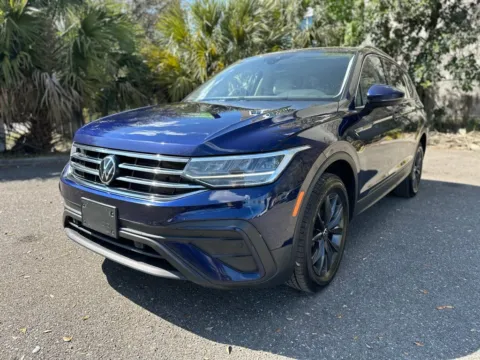 Blue 2022 Volkswagen Tiguan 2.0T SE for sale in Jacksonville, FL
