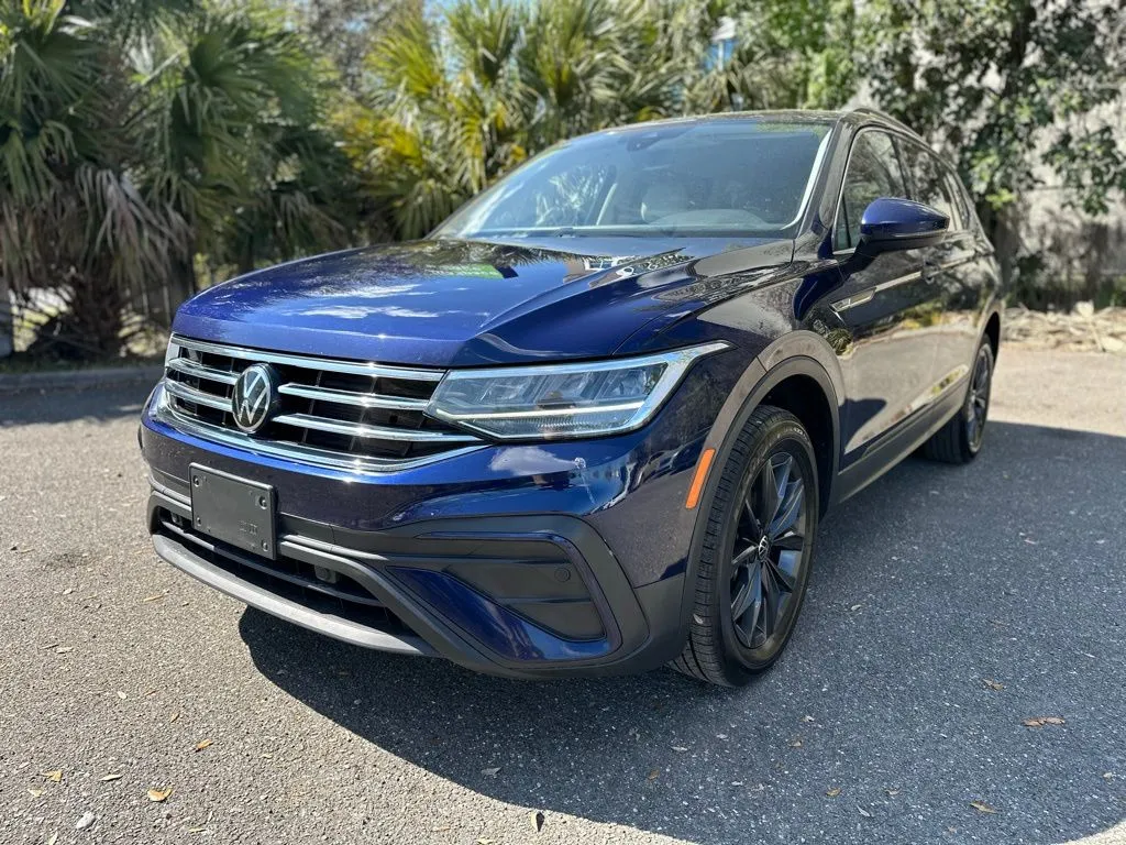 Blue 2022 Volkswagen Tiguan 2.0T SE for sale in Jacksonville, FL