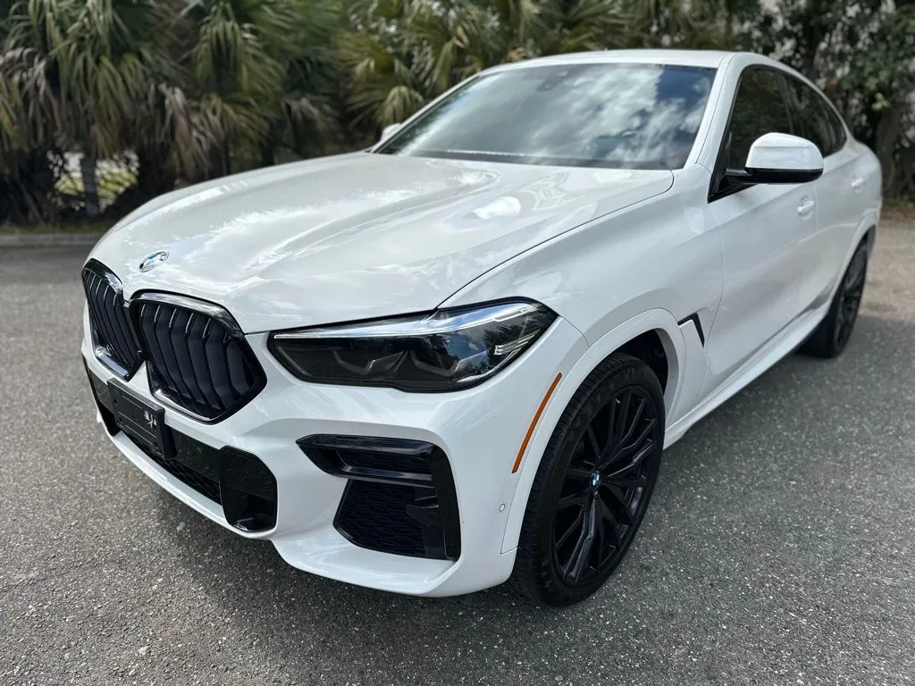 White 2022 BMW X6 xDrive40i for sale in Jacksonville, FL