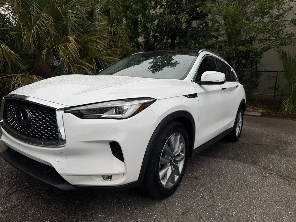 White 2021 INFINITI QX50 LUXE for sale in Jacksonville, FL