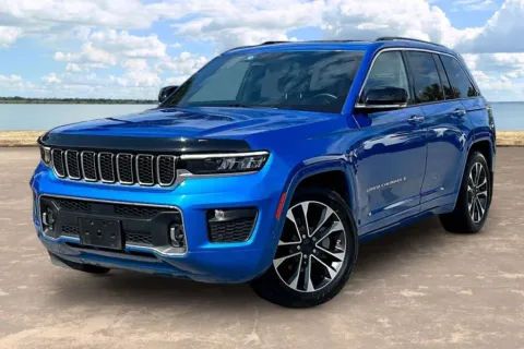 Blue 2023 Jeep Grand Cherokee Overland for sale in Jacksonville, FL