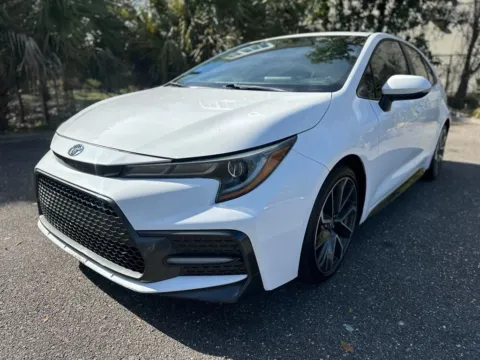 White 2020 Toyota Corolla SE for sale in Jacksonville, FL
