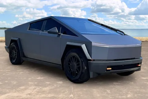 Another view of 2024 Tesla Cybertruck for sale in Jacksonville, FL at Gravity Autos Jacksonville