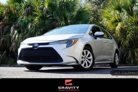 Silver 2021 Toyota Corolla LE for sale in Jacksonville, FL