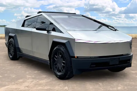 Another view of 2024 Tesla Cybertruck for sale in Jacksonville, FL at Gravity Autos Jacksonville