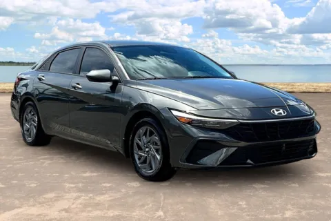 Another view of 2024 Hyundai Elantra Hybrid Blue for sale in Jacksonville, FL at Gravity Autos Jacksonville