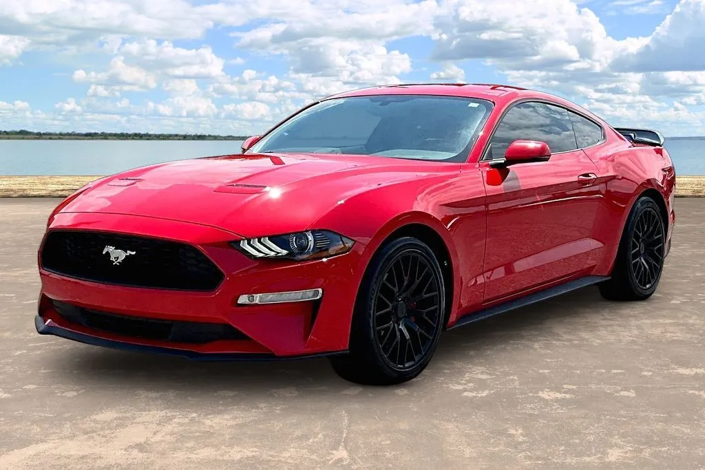 Red 2018 Ford Mustang EcoBoost Premium for sale in Jacksonville, FL