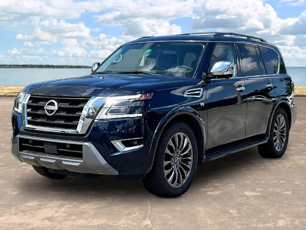 Blue 2022 Nissan Armada Platinum for sale in Jacksonville, FL