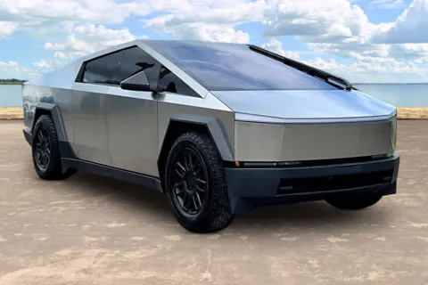 Another view of 2024 Tesla Cybertruck for sale in Jacksonville, FL at Gravity Autos Jacksonville