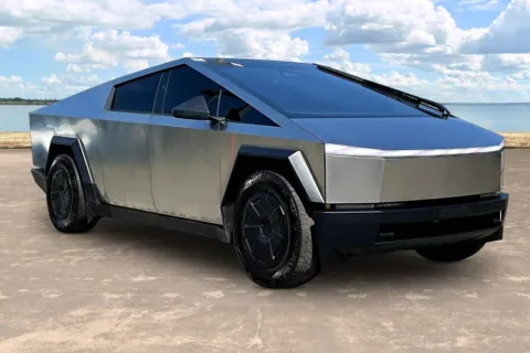Another view of 2024 Tesla Cybertruck for sale in Jacksonville, FL at Gravity Autos Jacksonville