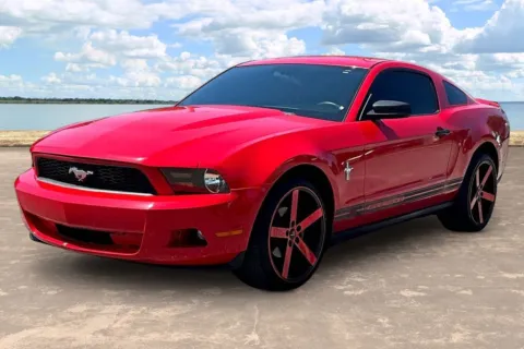 Red 2010 Ford Mustang V6 for sale in Jacksonville, FL