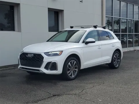 White 2023 Audi Q5 45 S line Premium Plus for sale in Jacksonville, FL