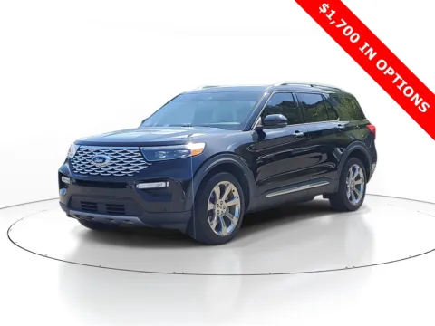 Black 2020 Ford Explorer Platinum for sale in Jacksonville, FL