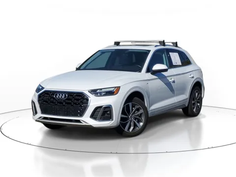 White 2022 Audi Q5 45 S line Premium for sale in Jacksonville, FL