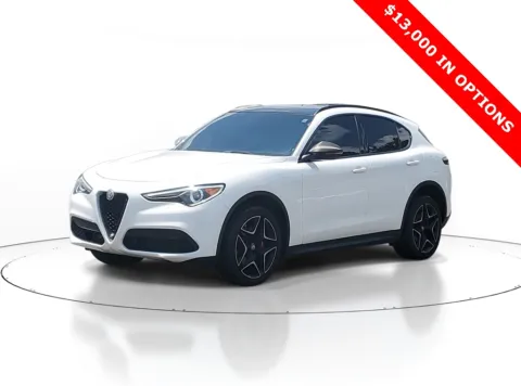 White 2019 Alfa Romeo Stelvio Ti Sport for sale in Jacksonville, FL