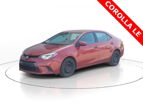 Red 2016 Toyota Corolla LE for sale in Jacksonville, FL
