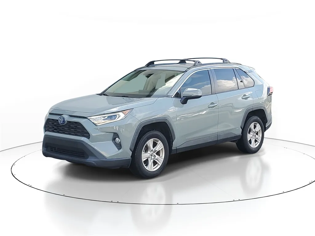 Gray 2019 Toyota RAV4 Hybrid XLE for sale in Jacksonville, FL