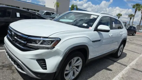 White 2021 Volkswagen Atlas Cross Sport 3.6L V6 SEL for sale in Jacksonville, FL