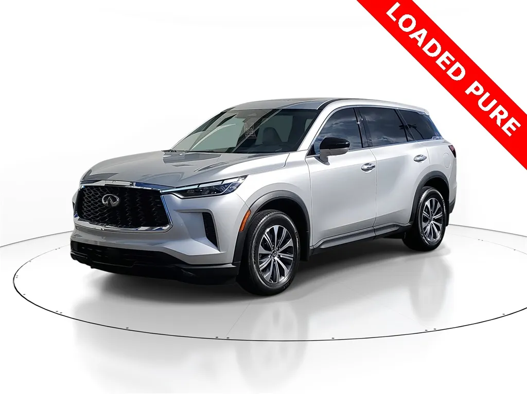 Silver 2023 INFINITI QX60 PURE for sale in Jacksonville, FL