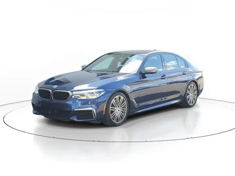 Blue 2020 BMW 5 Series M550i xDrive for sale in Jacksonville, FL