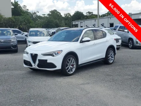 White 2019 Alfa Romeo Stelvio Ti Sport for sale in Jacksonville, FL
