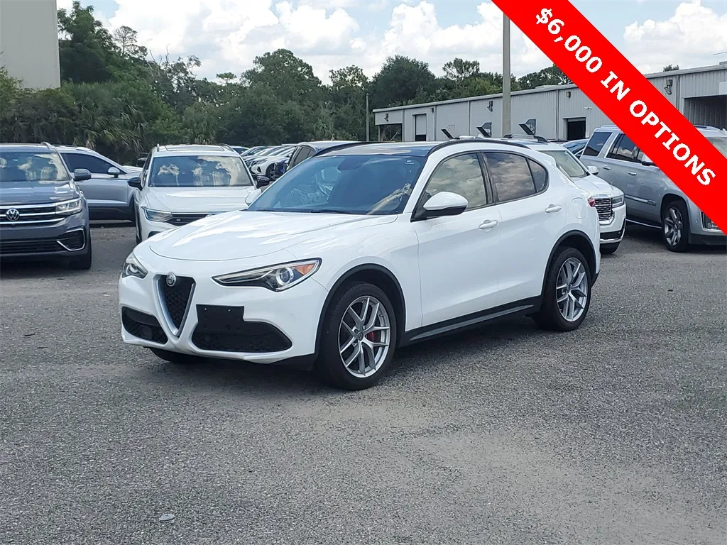White 2019 Alfa Romeo Stelvio Ti Sport for sale in Jacksonville, FL