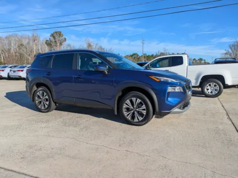 Blue 2023 Nissan Rogue SV for sale in Vidalia, GA