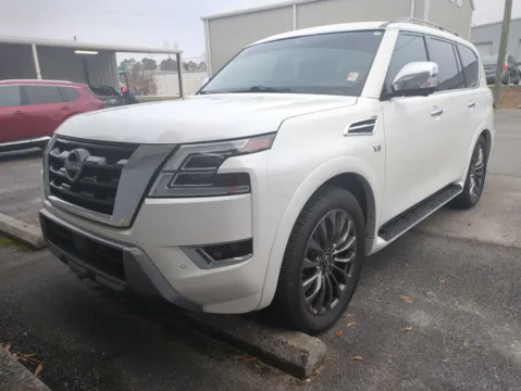 White 2021 Nissan Armada Platinum for sale in Vidalia, GA