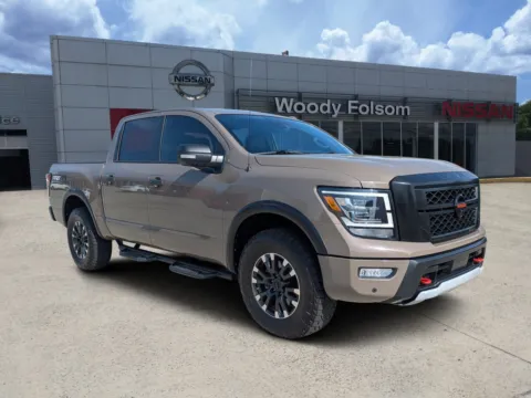 Beige 2021 Nissan Titan PRO-4X for sale in Vidalia, GA