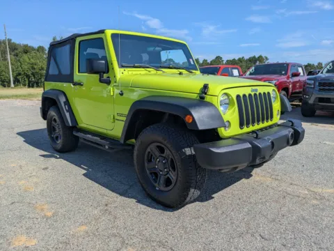 Green 2016 Jeep Wrangler Sport for sale in Vidalia, GA