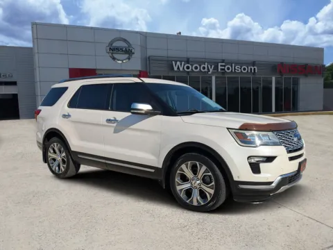 White 2018 Ford Explorer Platinum for sale in Vidalia, GA
