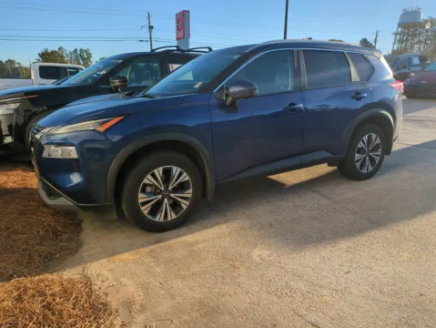 Blue 2023 Nissan Rogue SV for sale in Vidalia, GA