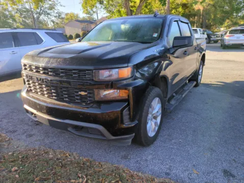 Black 2021 Chevrolet Silverado 1500 Custom for sale in Vidalia, GA