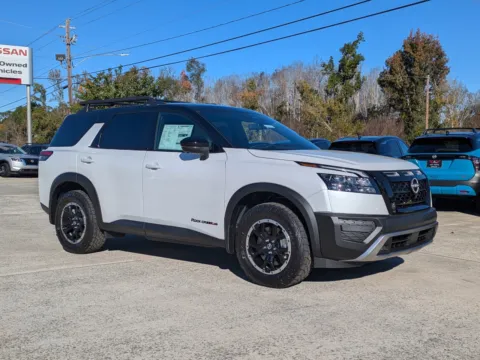 Photos of 2025 Nissan Pathfinder Rock Creek for sale in Vidalia, GA at Woody Folsom Nissan of Vidalia