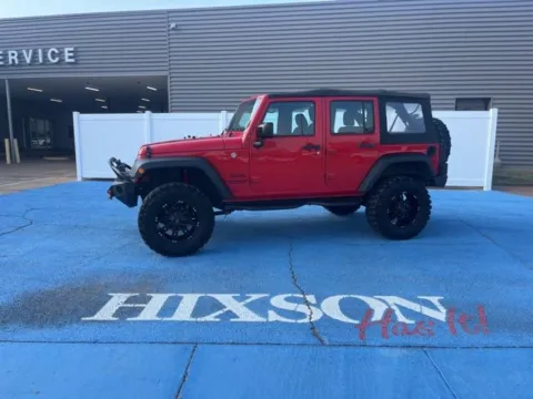 Red 2017 Jeep Wrangler Unlimited Sport for sale in Alexandria, LA