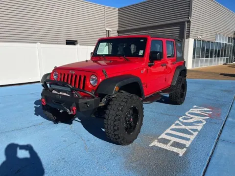 Red 2017 Jeep Wrangler Unlimited Sport for sale in Alexandria, LA