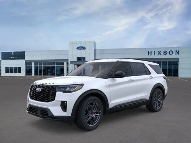 White 2025 Ford Explorer ST-Line for sale in Alexandria, LA