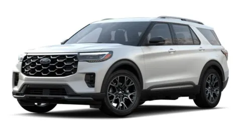 White 2025 Ford Explorer Platinum for sale in Alexandria, LA