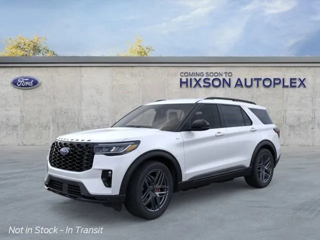 White 2025 Ford Explorer ST-Line for sale in Alexandria, LA