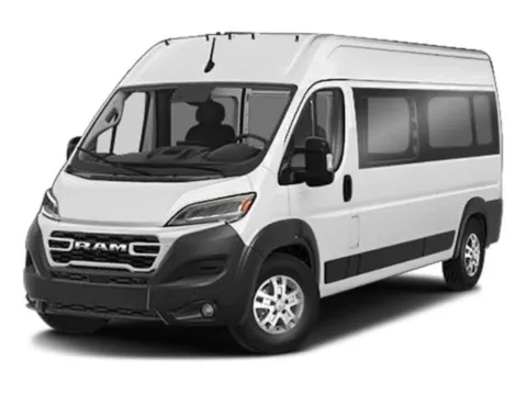White 2023 Ram ProMaster Window Van High Roof for sale in Alexandria, LA