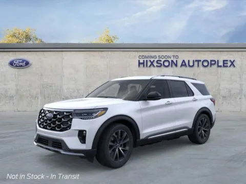White 2025 Ford Explorer Platinum for sale in Alexandria, LA